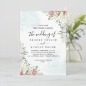 フラワーズ結婚式招待状 招待状 (スタンド正面)