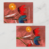 フラワーズ自然ガーデン名刺 名刺 (正面/裏面)