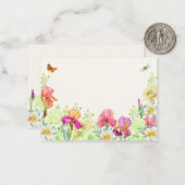 フラワーズ開花 ノートカード (正面/裏面インサイチュ)