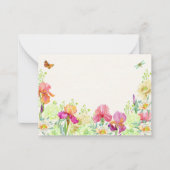 フラワーズ開花 ノートカード (正面)