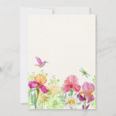 フラワーズ開花 招待状 (裏面)