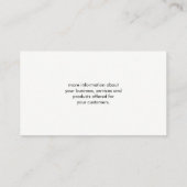 フラワーズ離れイラストレーション 名刺 (裏面)