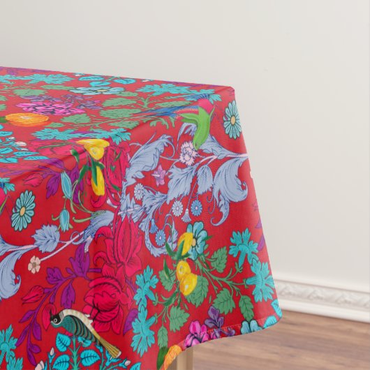 フラワーズ，アールヌーボー，ウィリアム・モリススタイル テーブルクロス (インサイチュ)