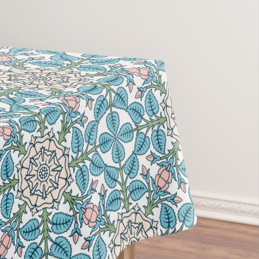 フラワーズ，アールヌーボー，ウィリアム・モリススタイル テーブルクロス (インサイチュ)