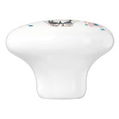 フラワーズ&カウスカル素朴カントリーグラムフェザー セラミックノブ (側面)