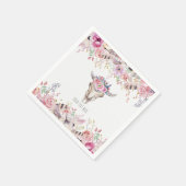 フラワーズ&カウスカル素朴カントリーGlamパーティー スタンダードカクテルナプキン (角)