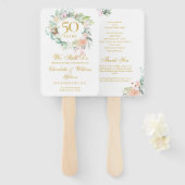 フラワーズ スティル ドゥ 誓いの更新 結婚記念日 プログラム ハンドファン (正面&裏面)