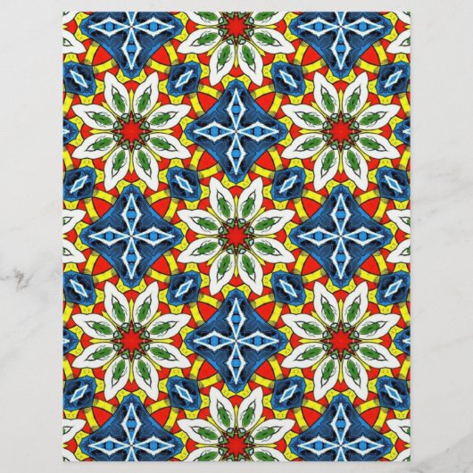 フラワーズ&ダイアモンズスクラップブック紙 (正面)