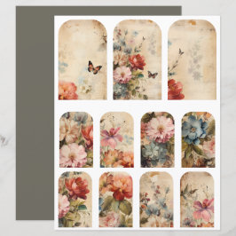 フラワーズ ビンテージ コラージュ 2