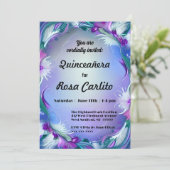 フラワーズ&フェザーズキンセニェラ招待状 招待状 (スタンド正面)