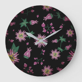 フラワーズ&ベリーフォグ ラージ壁時計
