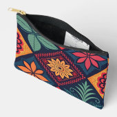 フラワーズ マジック パターン アクセサリーポーチ (見開き)