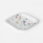 フラワーズ&ラディバグ紙プレート ペーパープレート (傾斜あり)