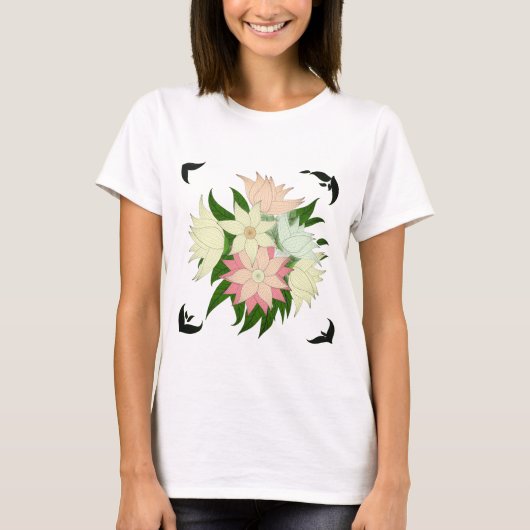 フラワーズ レディースTシャツ Tシャツ (正面)