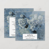 ※☆ フラワーズ ヴィンテージ 牡丹 AR23 QR ご予約 ウェディング 招待状 (正面/裏面)