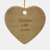 フラワーセレニティ祈りの言葉感動的オーナメント セラミックオーナメント (裏面)