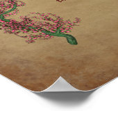 フラワーセレニティ祈りの言葉 感動的 ポスター (角)