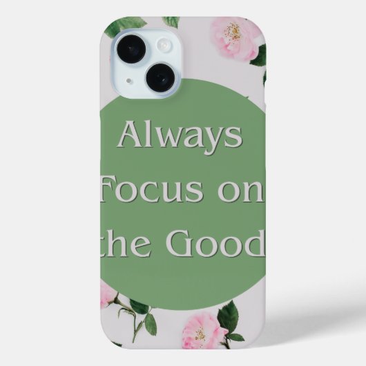 フラワーセージグリーンのiPhone Case-Mate iPhoneケース (裏面)