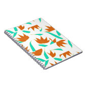 フラワータイル模様 ノートブック (右側)