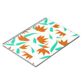 フラワータイル模様 ノートブック (左側)