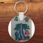 フラワータイル キーホルダー (正面)