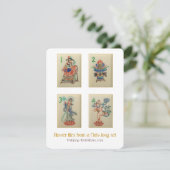 フラワータイル – 説明カード 招待状 (スタンド正面)