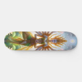 フラワータイ女神スケートボードデッキ スケートボード (横)