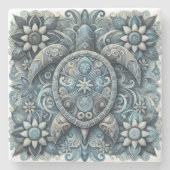 フラワータートルコースター ストーンコースター (正面)