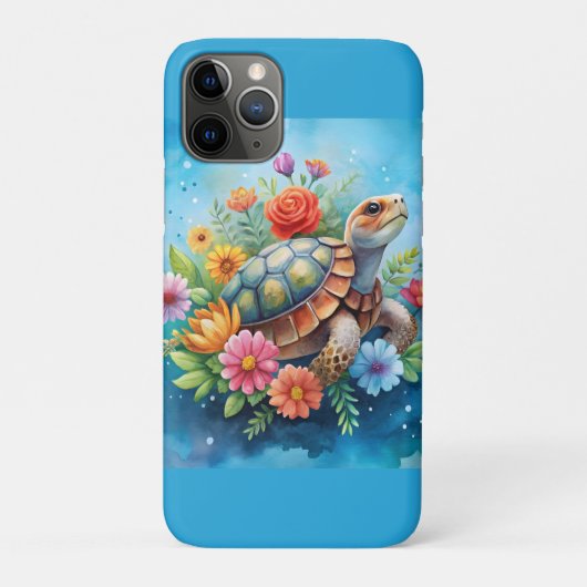 フラワータートル Case-Mate iPhoneケース (裏)