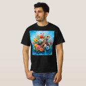 フラワータートル Tシャツ (正面フル)