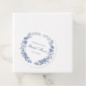 フラワーダスティーブルーのブライダルシャワー フェイバータグ (インサイチュ)