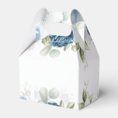 フラワーダスティーブルーの水彩画 ブライダルシャワー フェイバーボックス (裏面サイド)