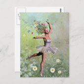 フラワーダンサー ポストカード (正面/裏面)