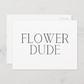 フラワーダードシンプル シーズンポストカード (正面/裏面)