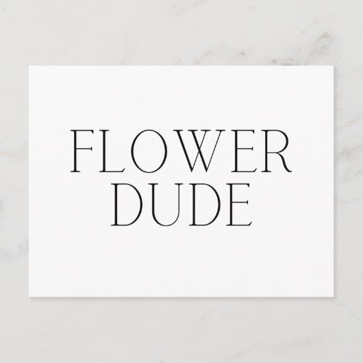 フラワーダードシンプル シーズンポストカード (正面)