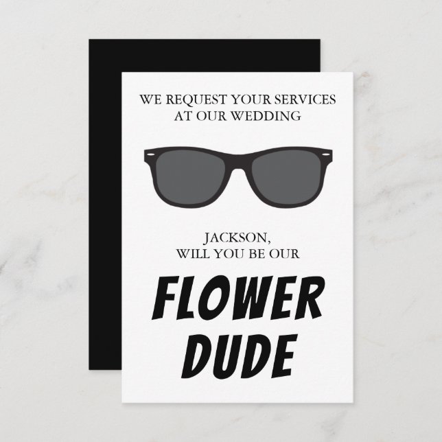 フラワーダード提案カード (正面/裏面)