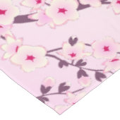 フラワーチャイナ ブルゾン 桜 ピンク テーブルクロス (アングル)