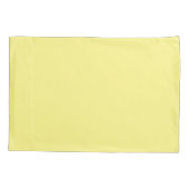 フラワーチャイルドイエローヒッパイガール 枕カバー (裏面)