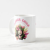 フラワーチャイルドコーヒーマグ コーヒーマグカップ (正面左)