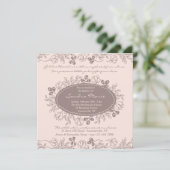 フラワーチャームの招待状 招待状 (スタンド正面)