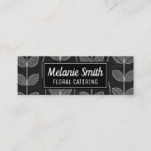 フラワーチョークドードル スキニー名刺 (正面)