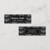 フラワーチョークドードル スキニー名刺 (正面/裏面)