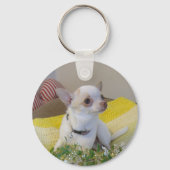 フラワーチワフアキーチェーン キーホルダー (正面)