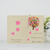 フラワーツリー結婚式 プログラム (スタンド正面)