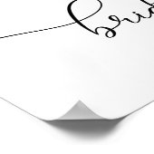 フラワーティーパーティー ブライダルシャワー ウェルカムサイン ポスター (角)