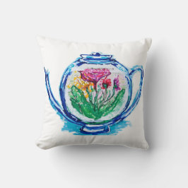 フラワーティーポット クッション