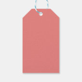 フラワーティー |  ブライダルシャワーのお礼 ギフトタグ (裏面)