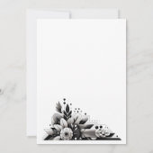 フラワーデコパーティ招待状 招待状 (裏面)