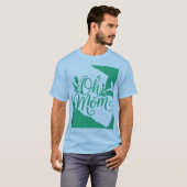 フラワーデコラティブタイポグラフィーアート Tシャツ (正面フル)