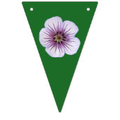 フラワーデコールガーデンパーティーお祝い バンティングフラッグ (第2の旗)